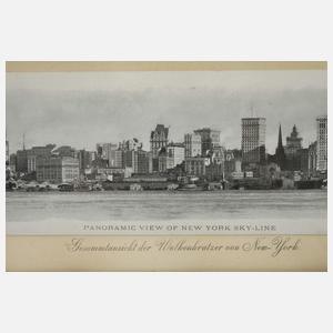 Panoramaaufnahme Skyline New York