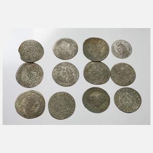 Großes Konvolut historische Silbermünzen