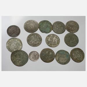 Großes Konvolut historische Silbermünzen