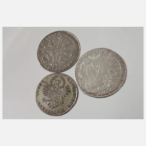 Konvolut historische Münzen Österreich