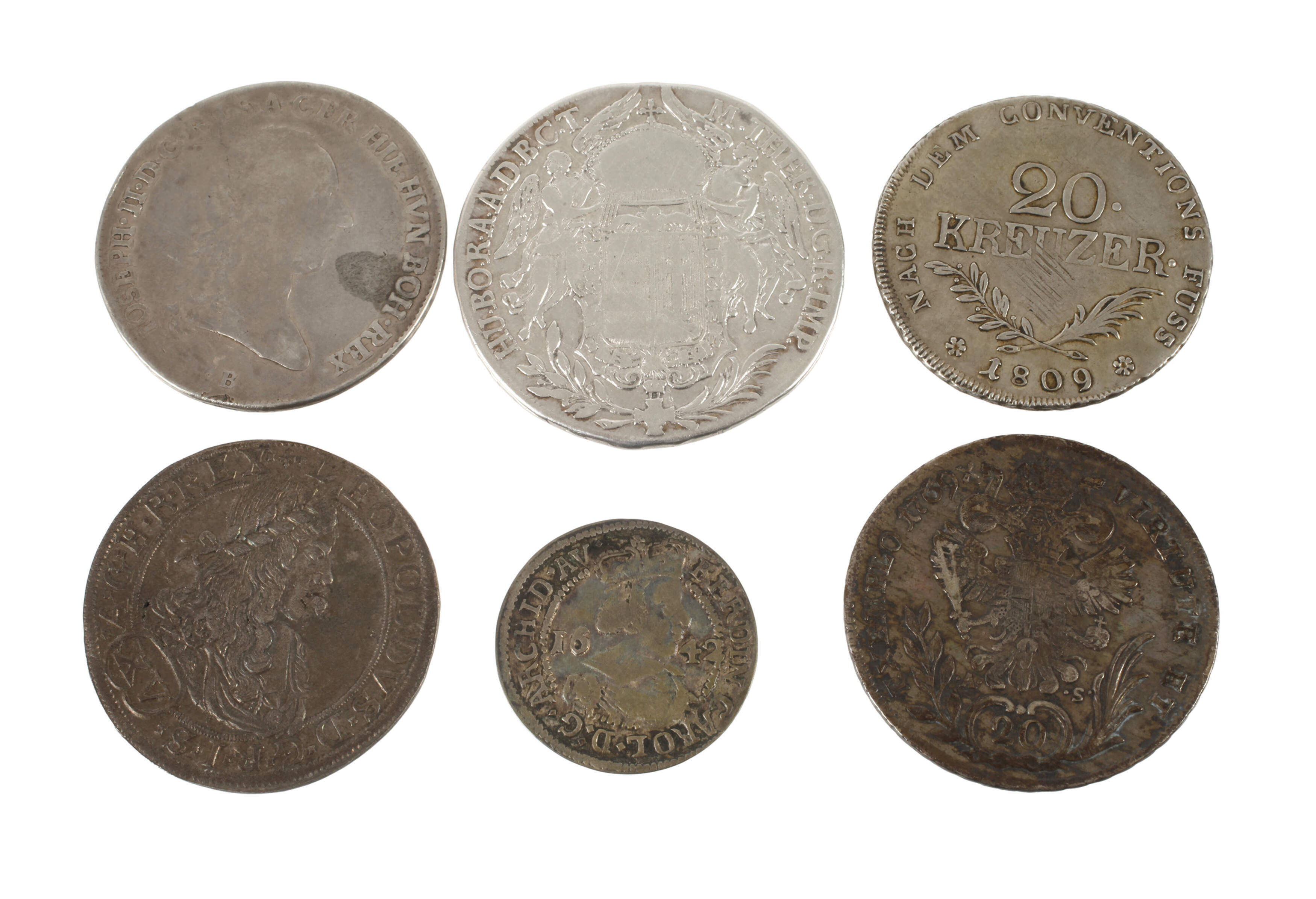 Konvolut historische Münzen Österreich