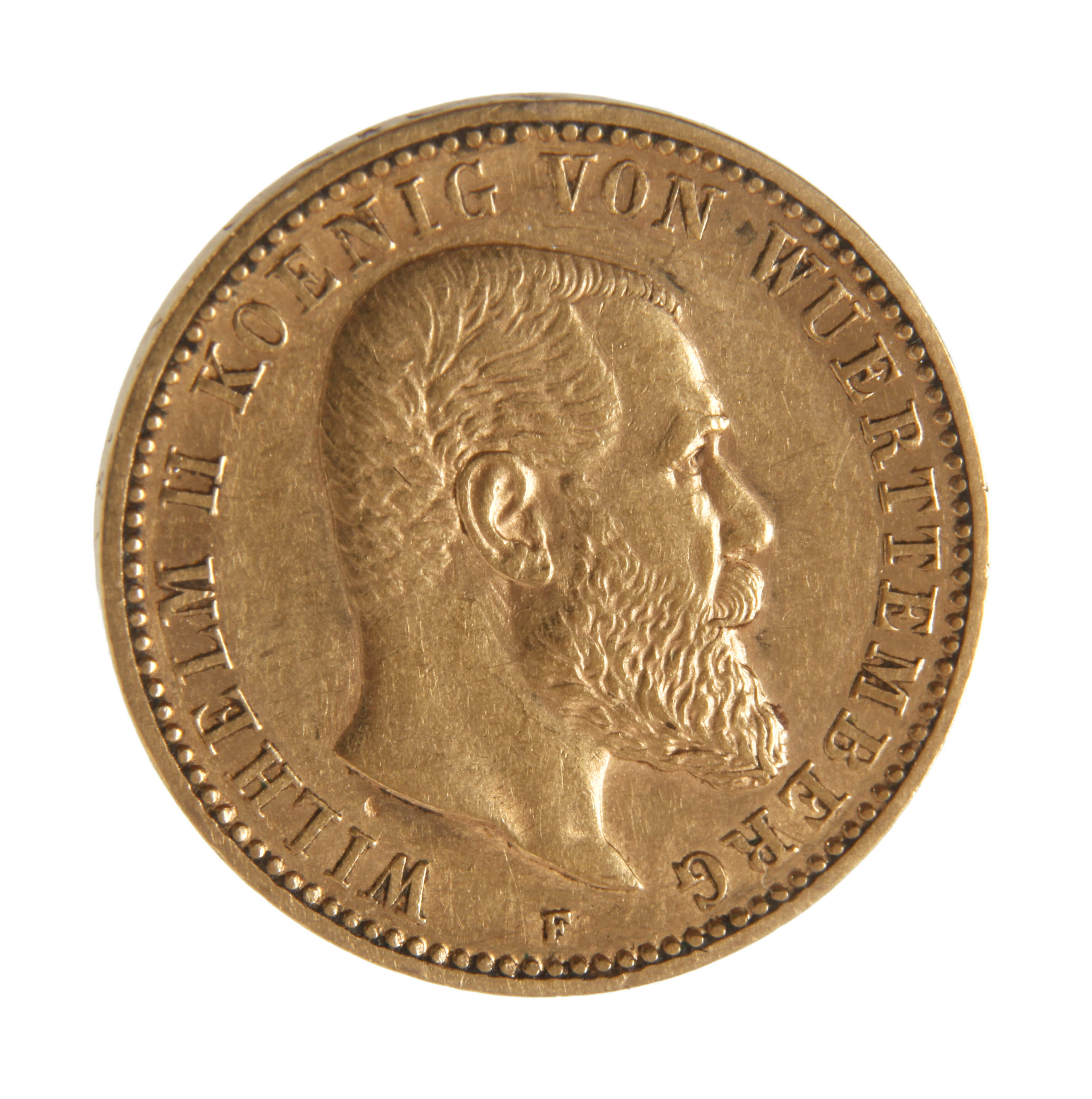 10 Mark Gold Württemberg