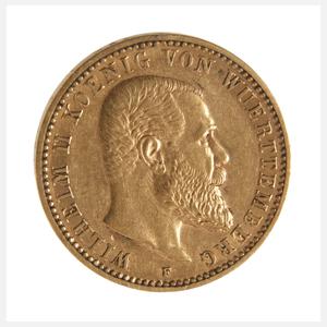 10 Mark Gold Württemberg