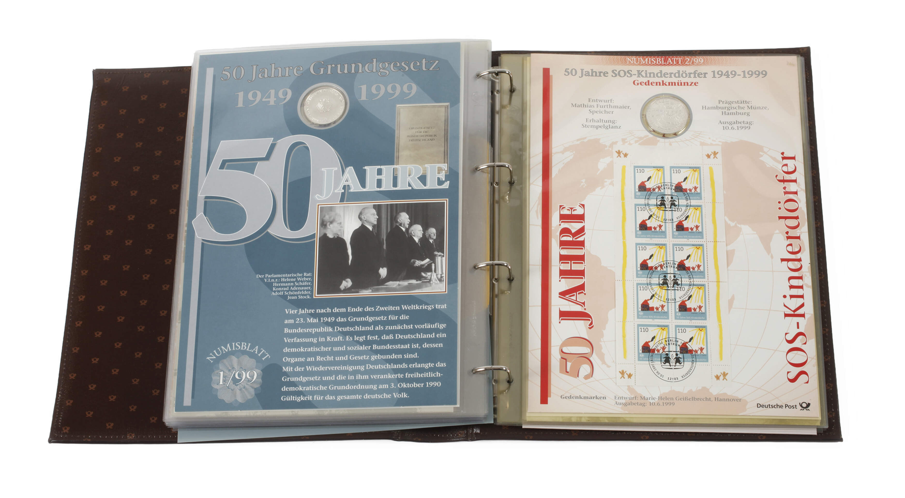 Konvolut Numisblätter BRD