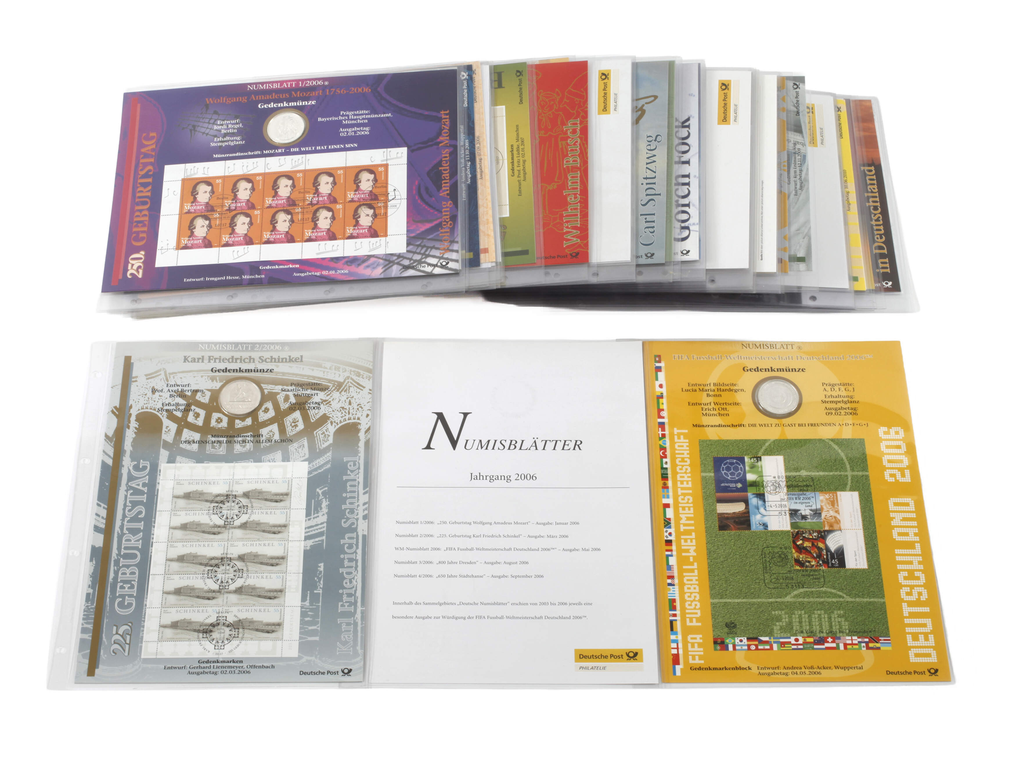 Konvolut Numisblätter BRD