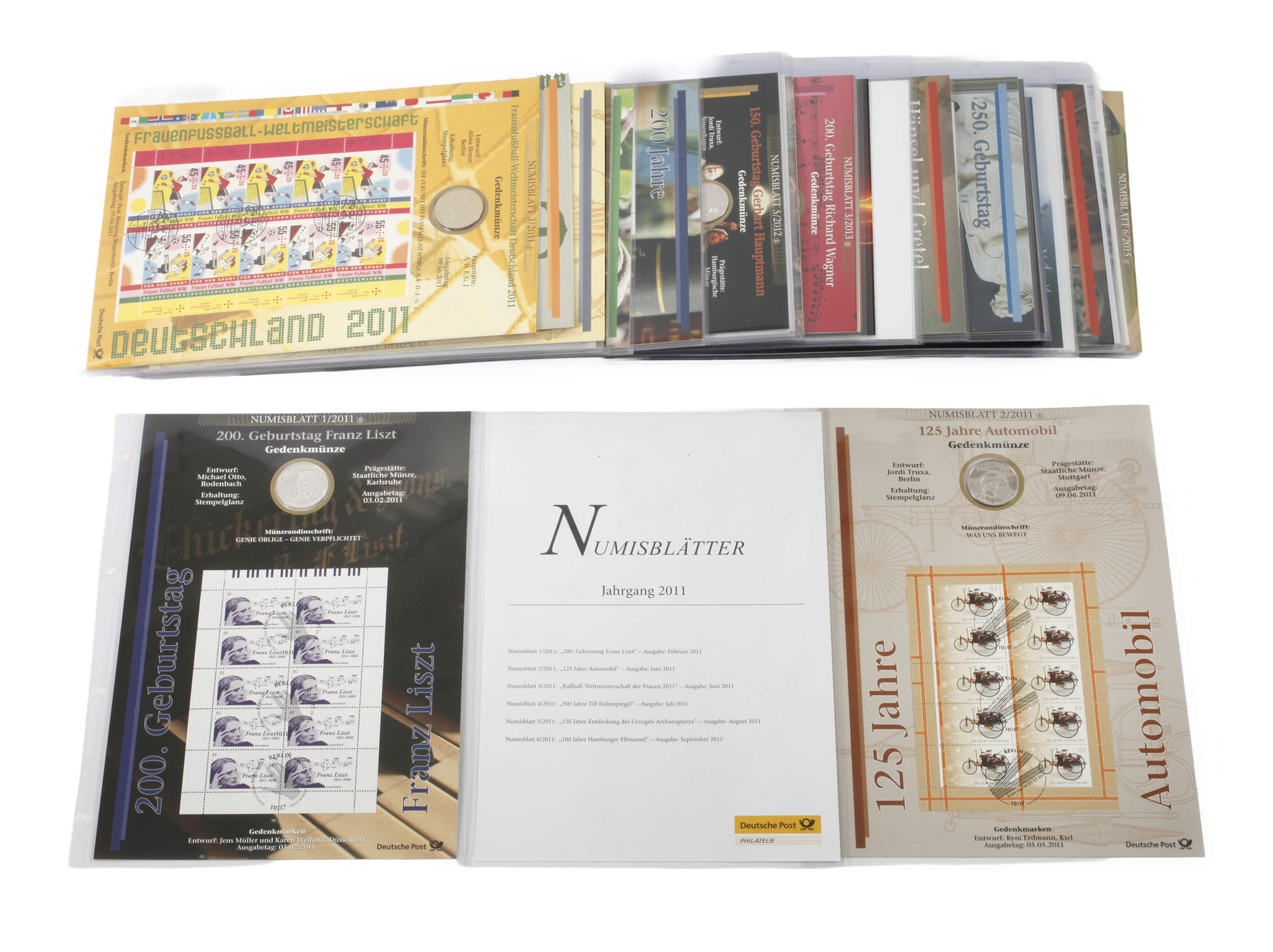 Konvolut Numisblätter BRD