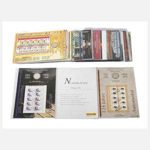 Konvolut Numisblätter BRD