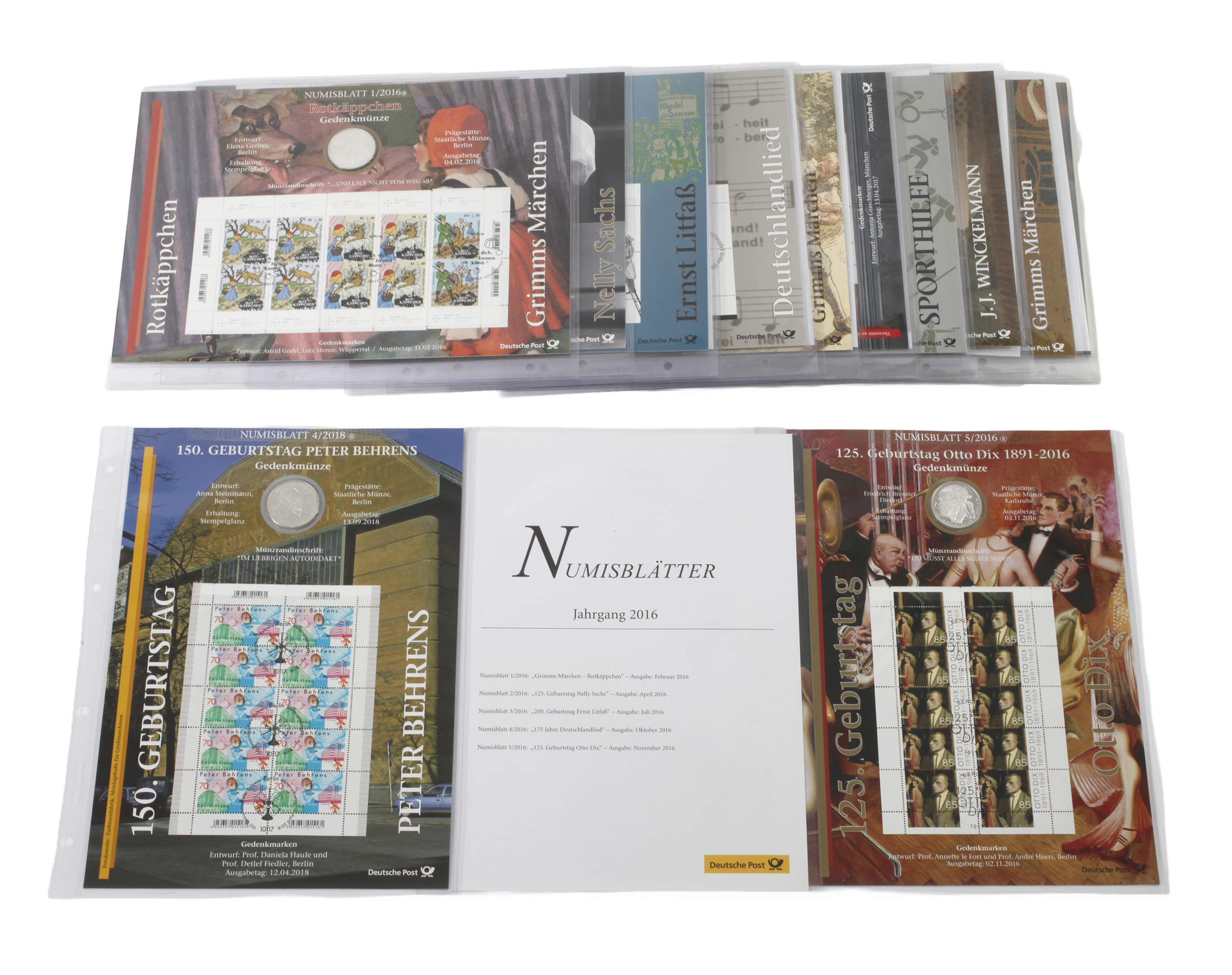Konvolut Numisblätter BRD