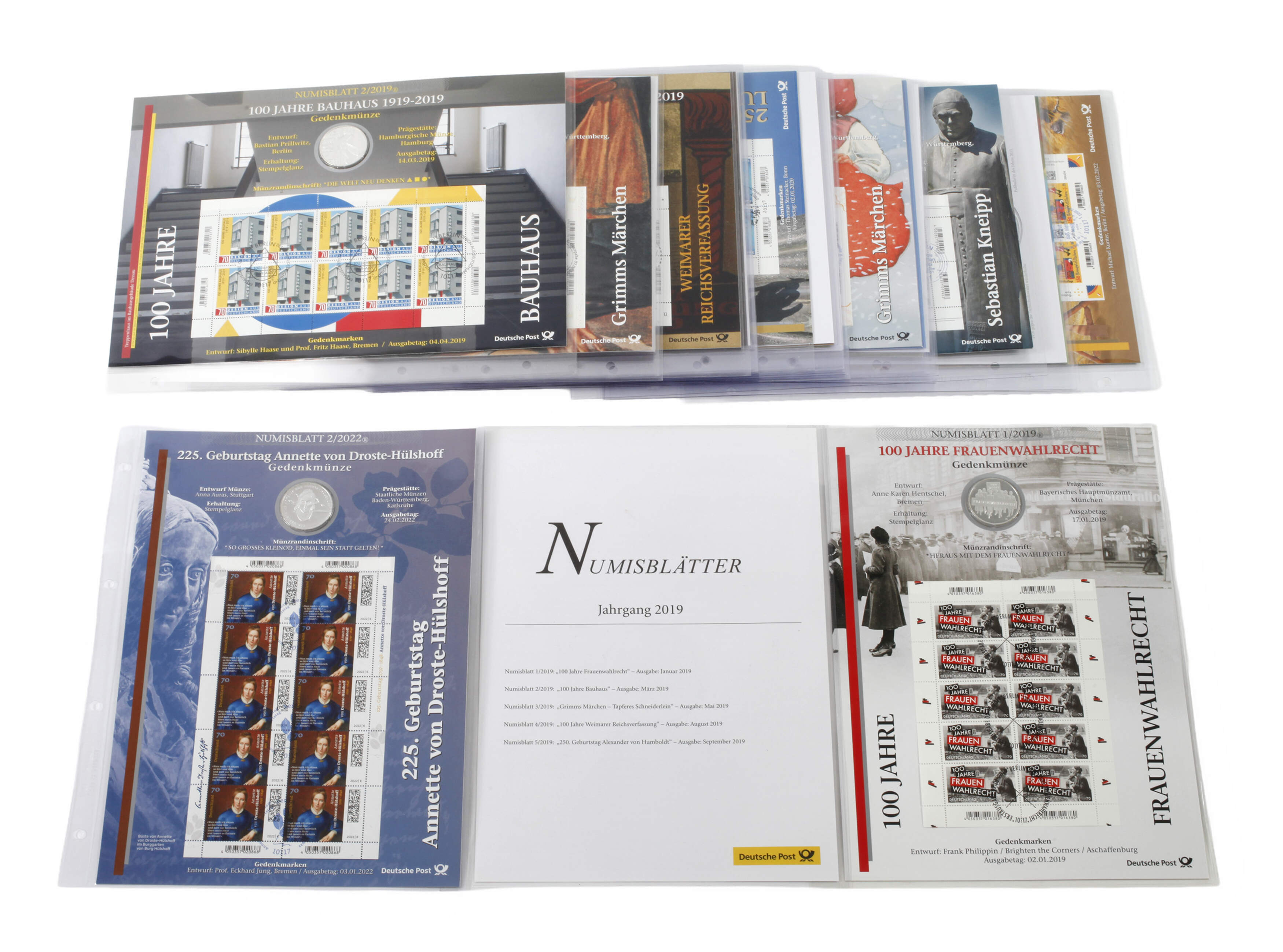 Konvolut Numisblätter BRD