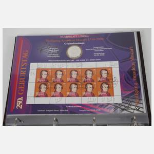 Konvolut Numisblätter BRD
