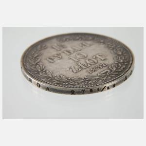 1 1/2 Rubel 10 Zloty Polen, russische Herrschaft