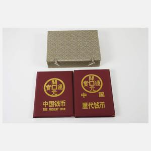 Konvolut historische Münzen und Scheine China