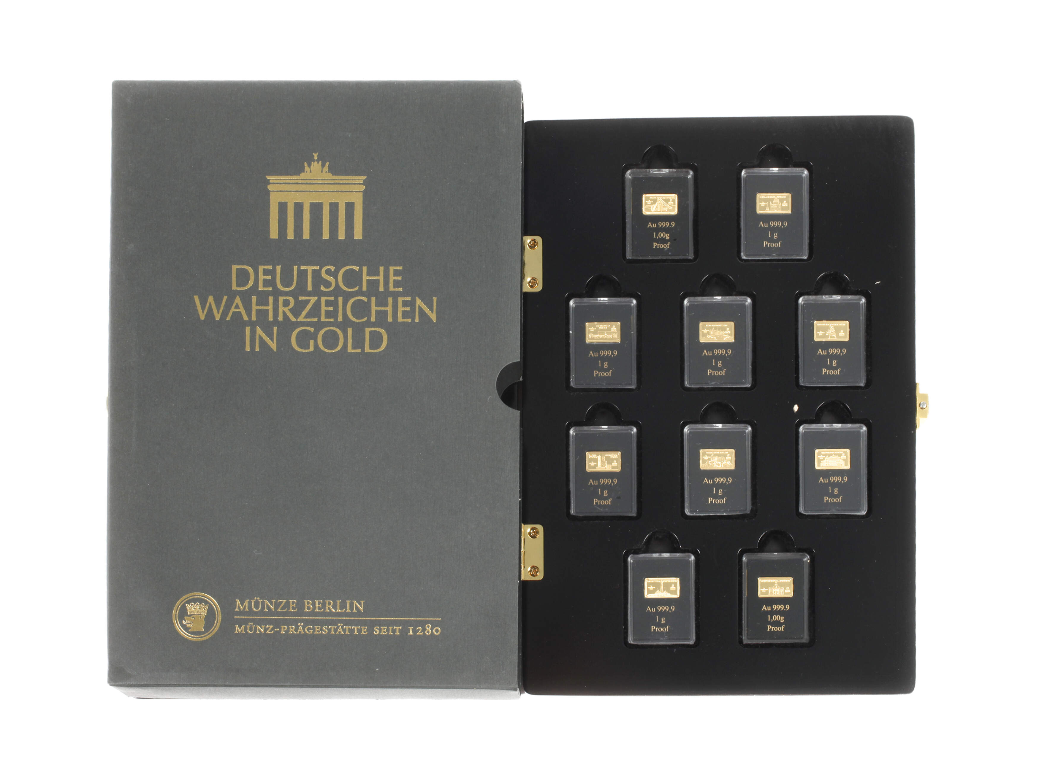 Konvolut Goldbarren Deutsche Wahrzeichen