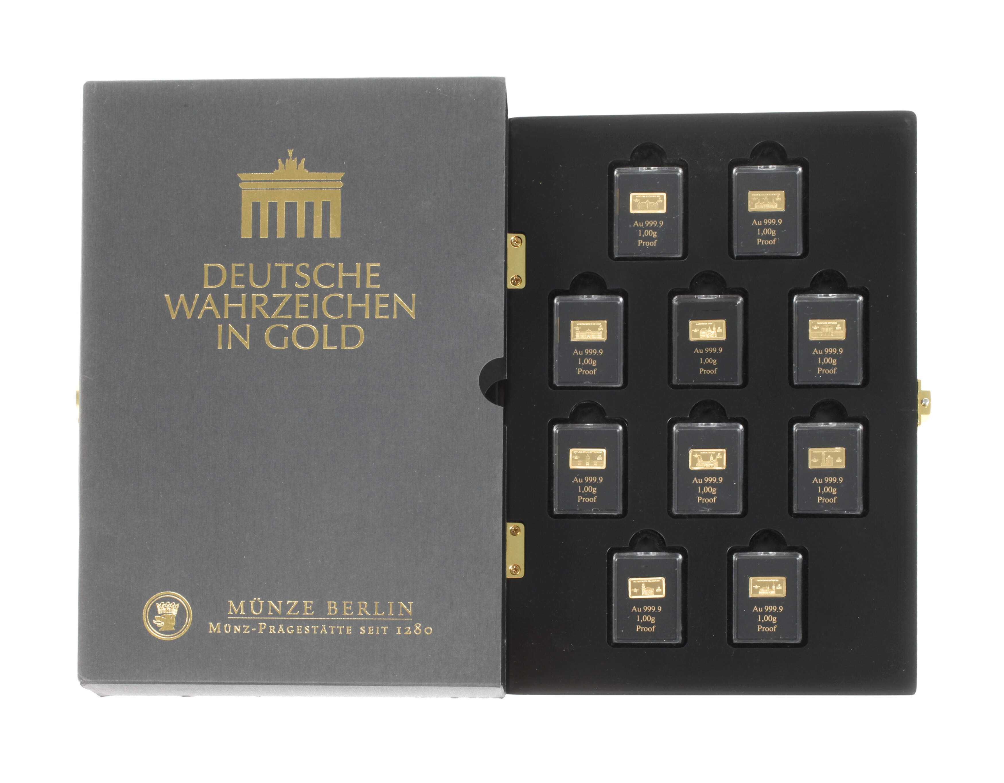 Konvolut Goldbarren Deutsche Wahrzeichen