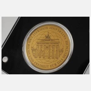 Konvolut Gedenkprägungen in Gold