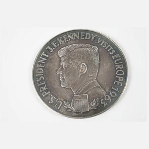 Silbermedaille J. F. Kennedy