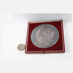 Silbermedaille J. F. Kennedy