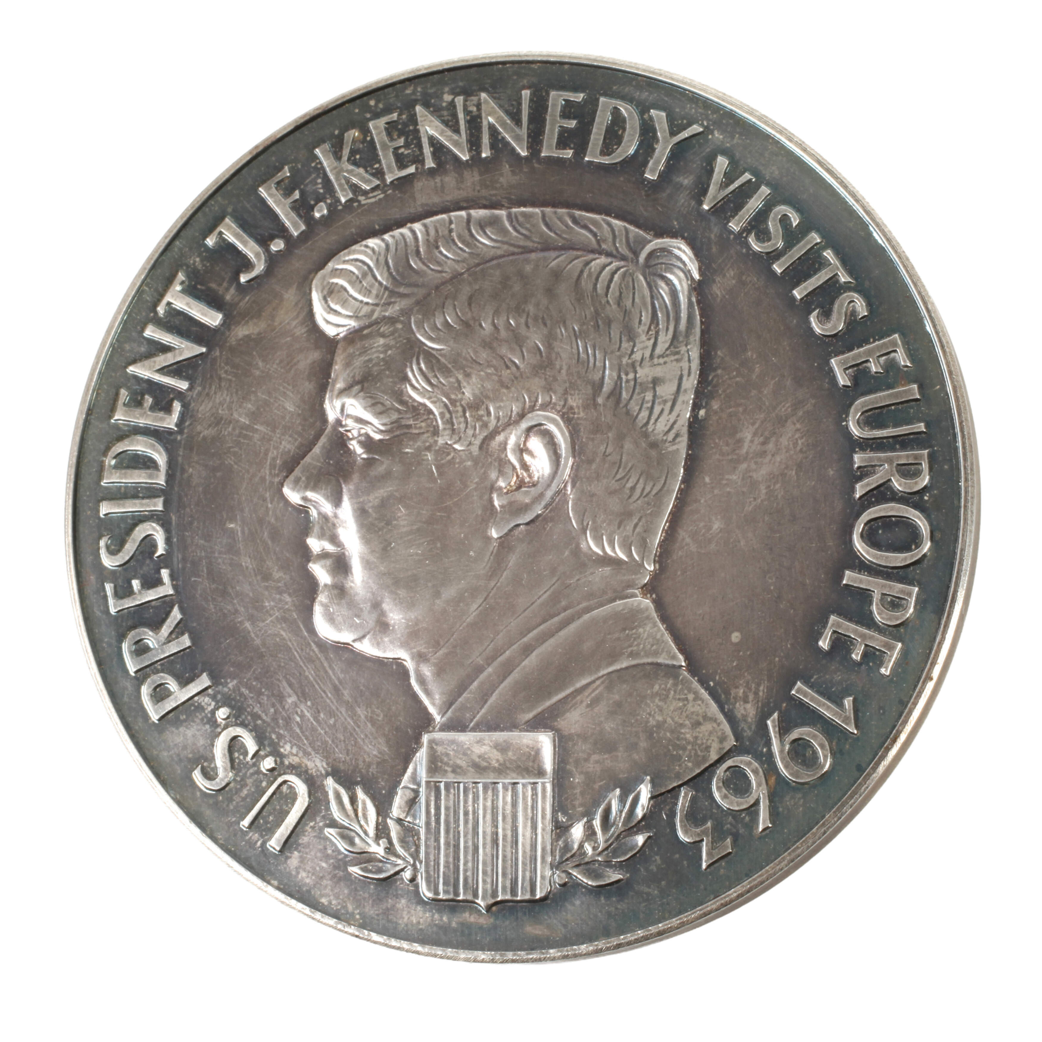 Silbermedaille J. F. Kennedy