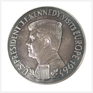 Silbermedaille J. F. Kennedy