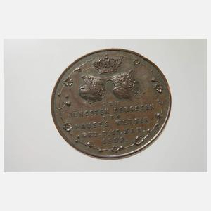 Medaille zur Geburt des Prinzen Georg von Sachsen