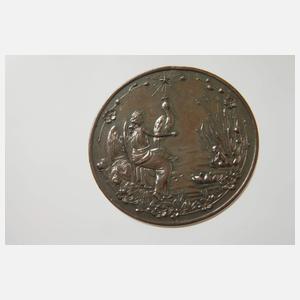 Medaille zur Geburt des Prinzen Georg von Sachsen