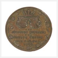 Medaille zur Geburt des Prinzen Georg von Sachsen111