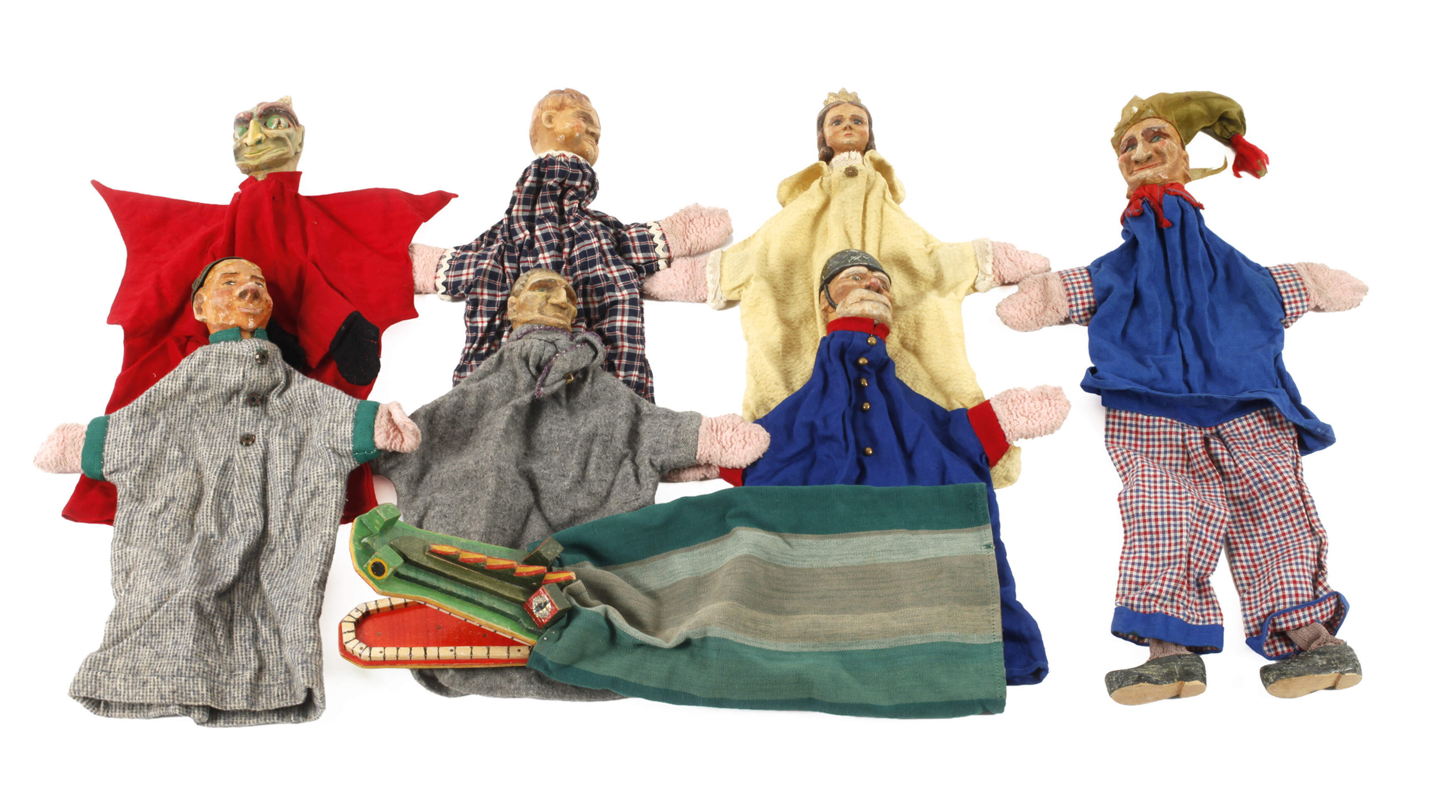 Sammlung Handpuppen fürs Kasperletheater