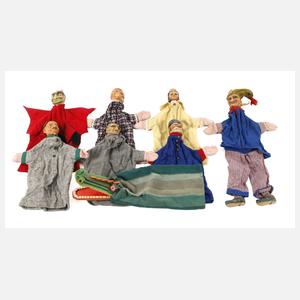 Sammlung Handpuppen fürs Kasperletheater