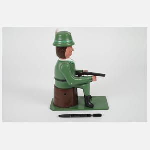 Räuchermann als sitzender Förster