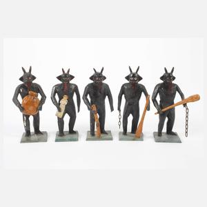 Sammlung Grulicher Teufelsfiguren und Zwerge