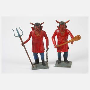 Sammlung Grulicher Teufelsfiguren und Zwerge