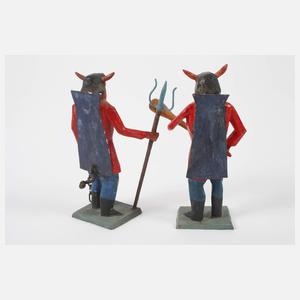 Sammlung Grulicher Teufelsfiguren und Zwerge