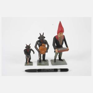 Sammlung Grulicher Teufelsfiguren und Zwerge