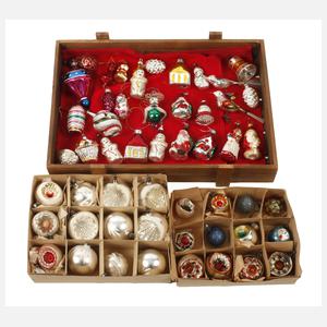 Großes Konvolut Christbaumschmuck