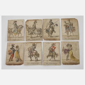 Konvolut Wiener Spielkarten Biedermeier