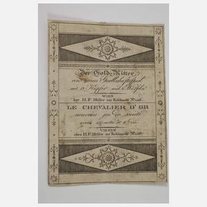 Konvolut Wiener Spielkarten Biedermeier