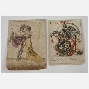 Konvolut Wiener Spielkarten Biedermeier