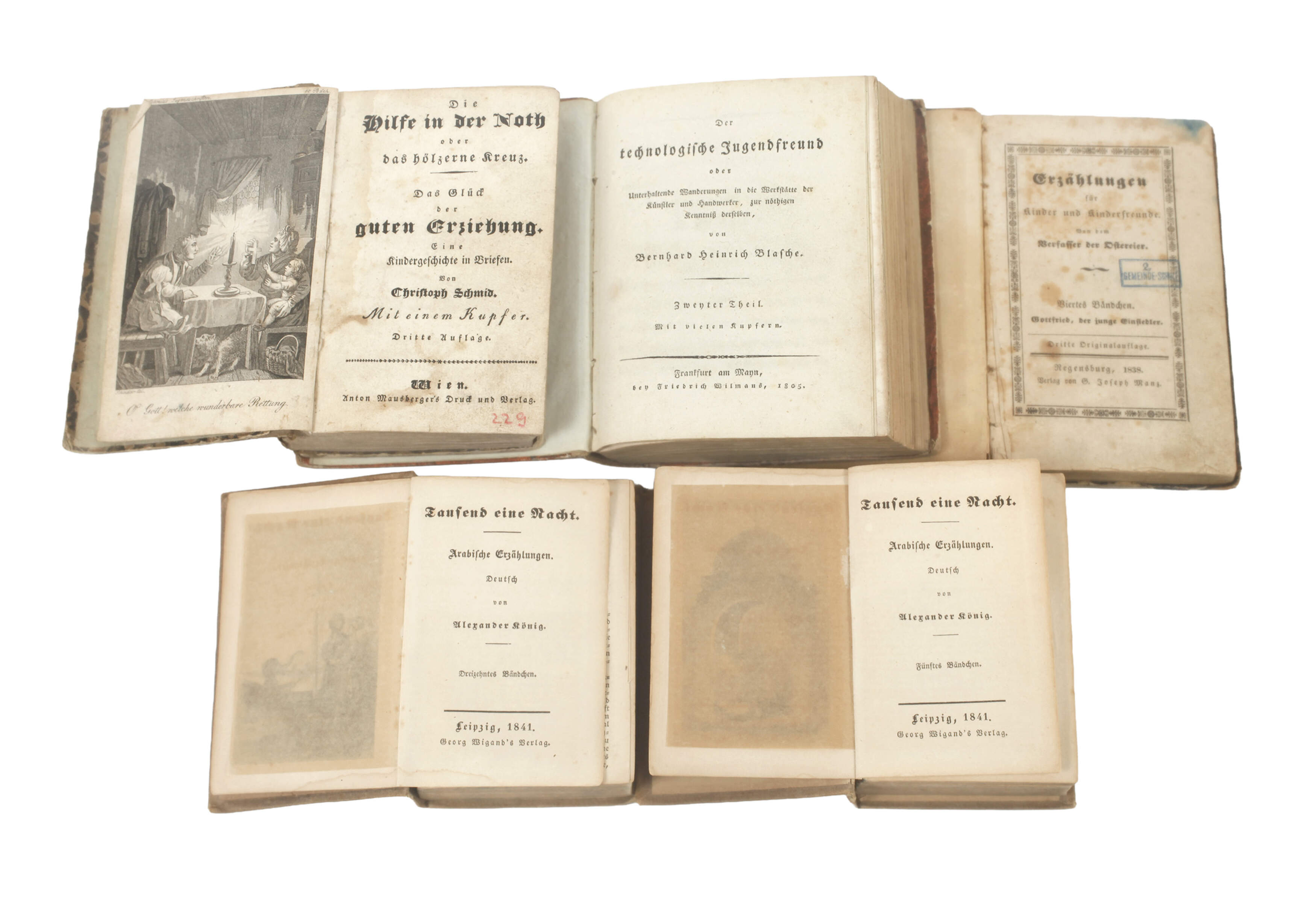Konvolut Jugendbücher Biedermeier