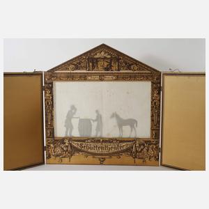 Großes Schattentheater mit beweglichen Figuren