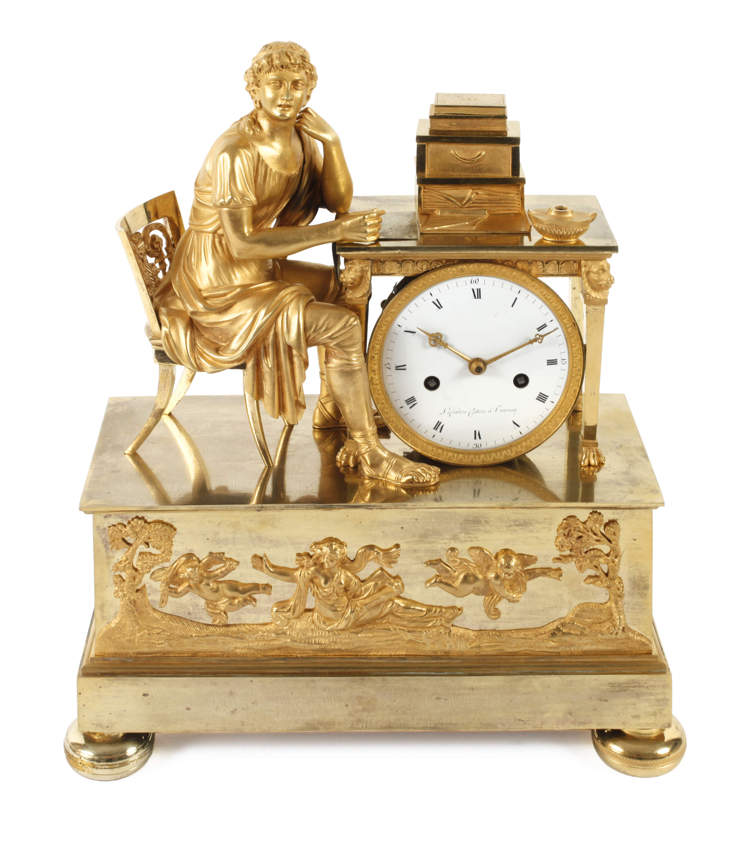 Empire Pendule Lefebvre Calais á Gournay