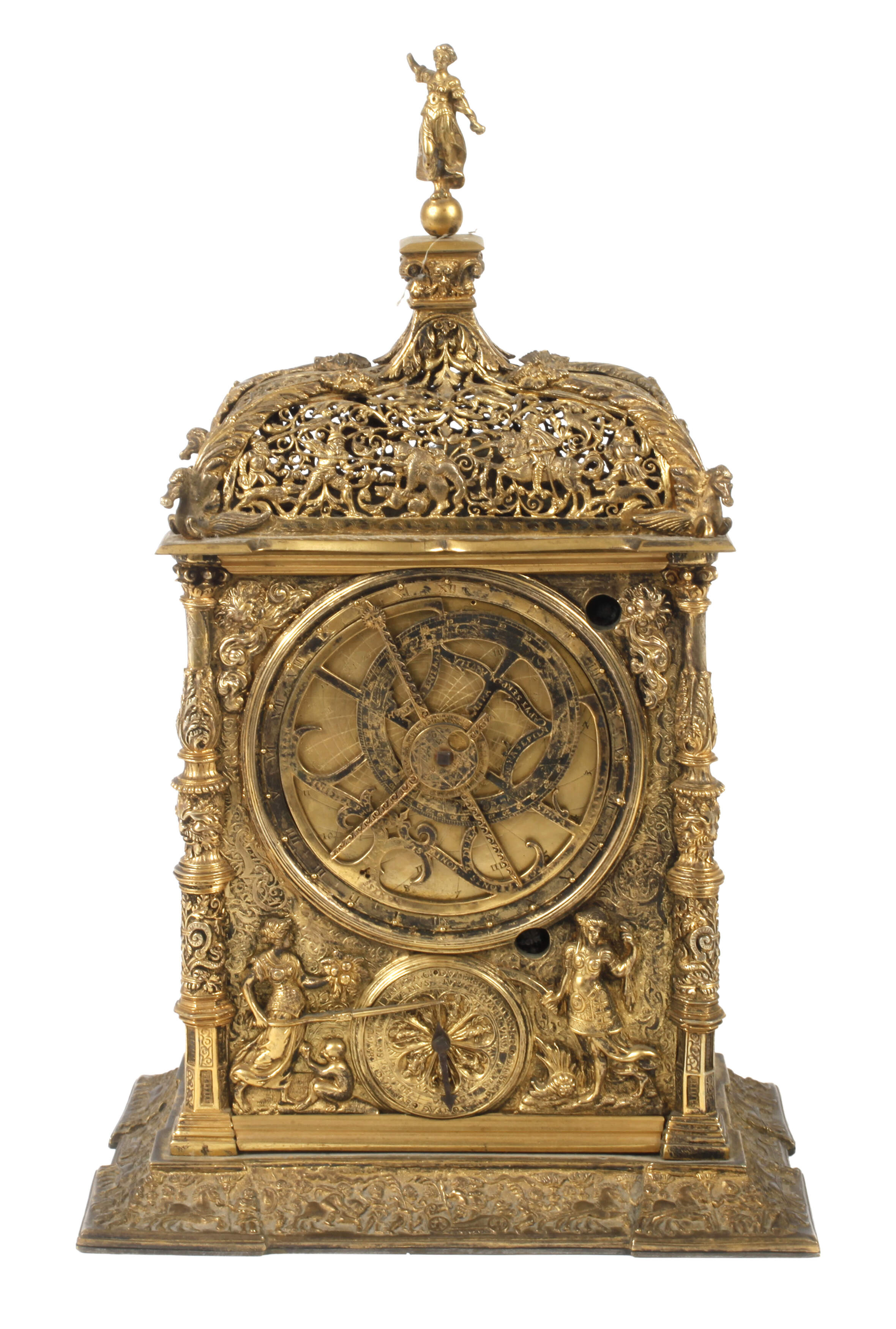 Astronomische Tischuhr im Renaissance-Stil