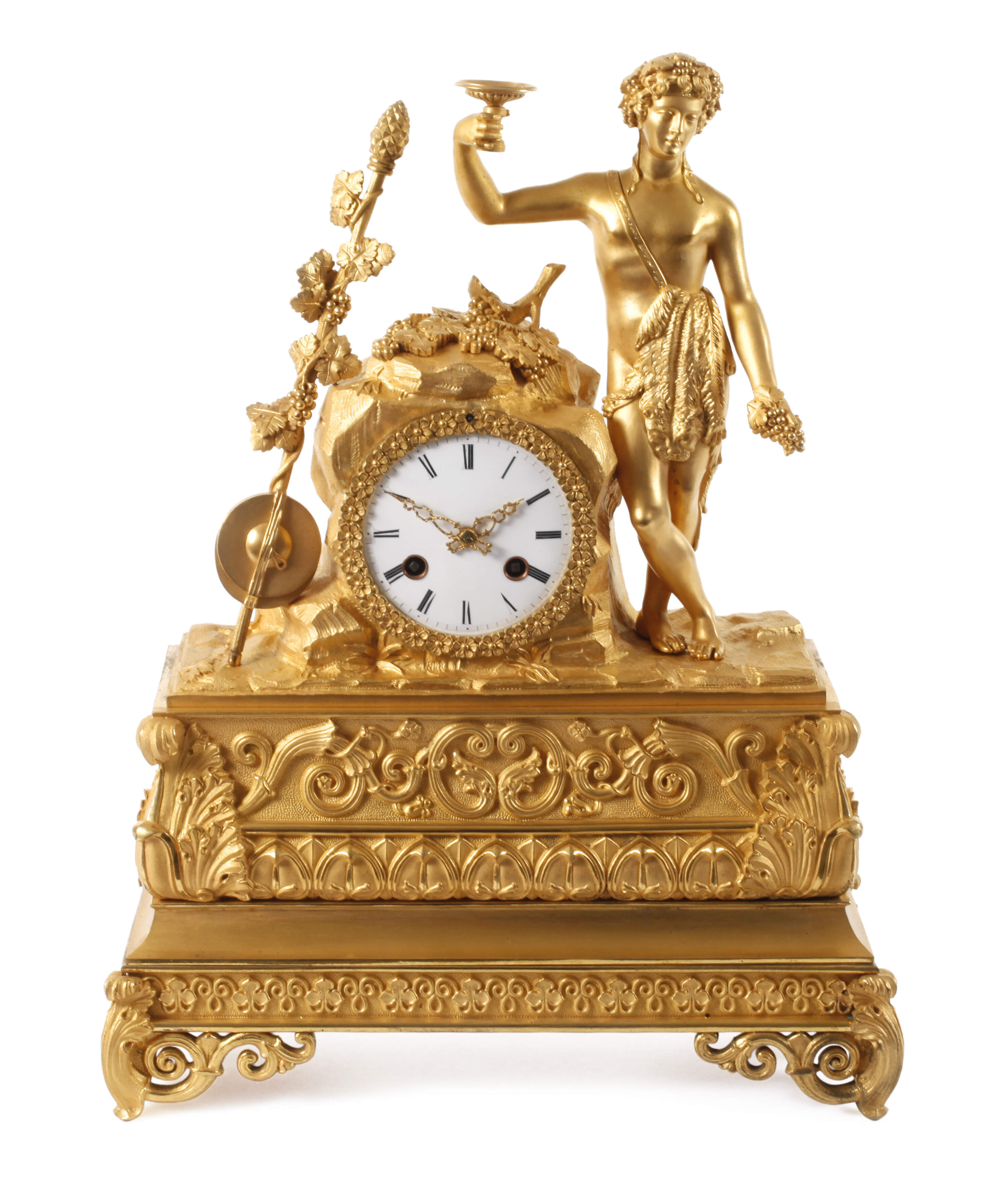 Figurenpendule Christofle à Paris