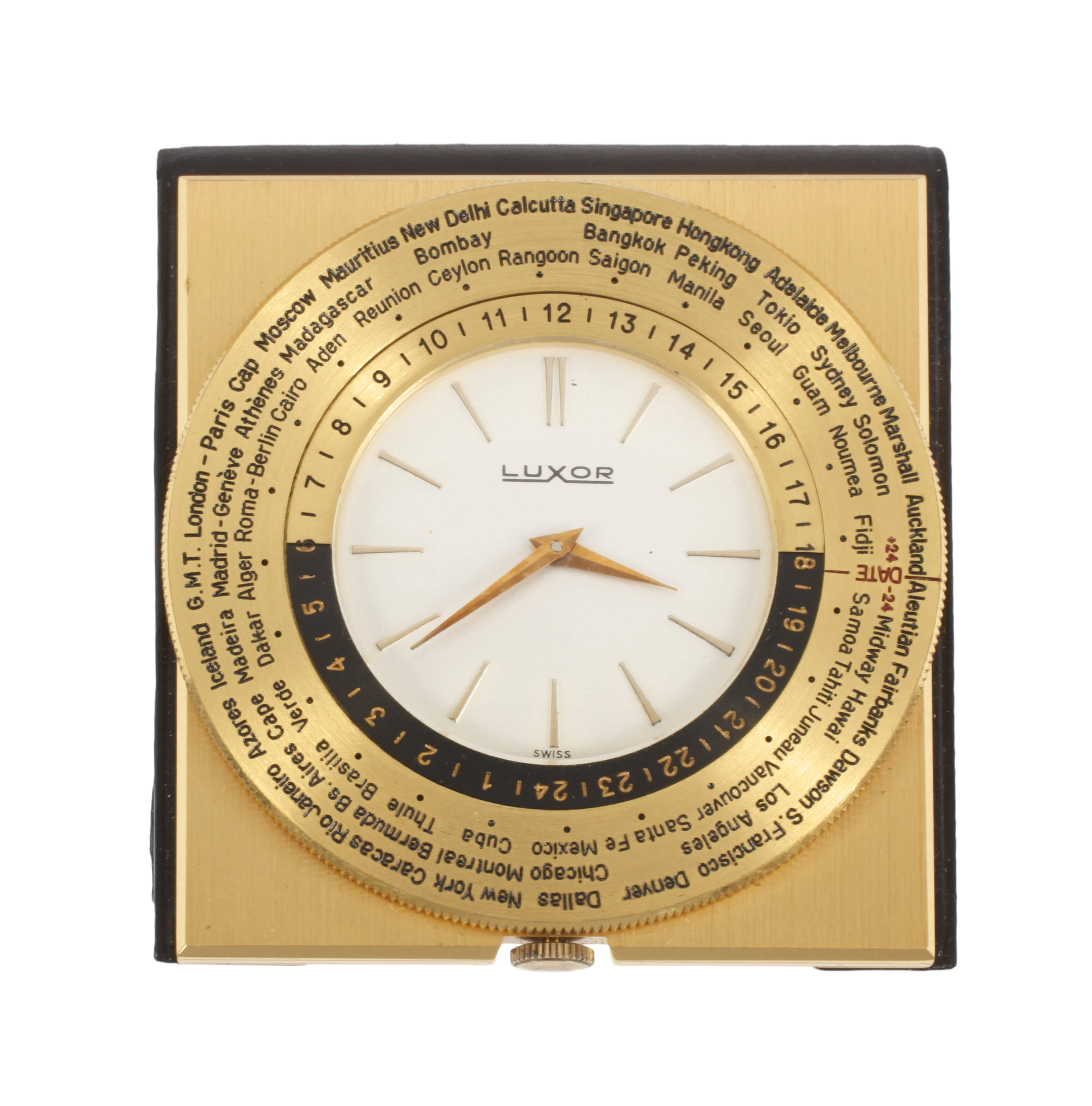 Weltzeit Reiseuhr "Luxor"