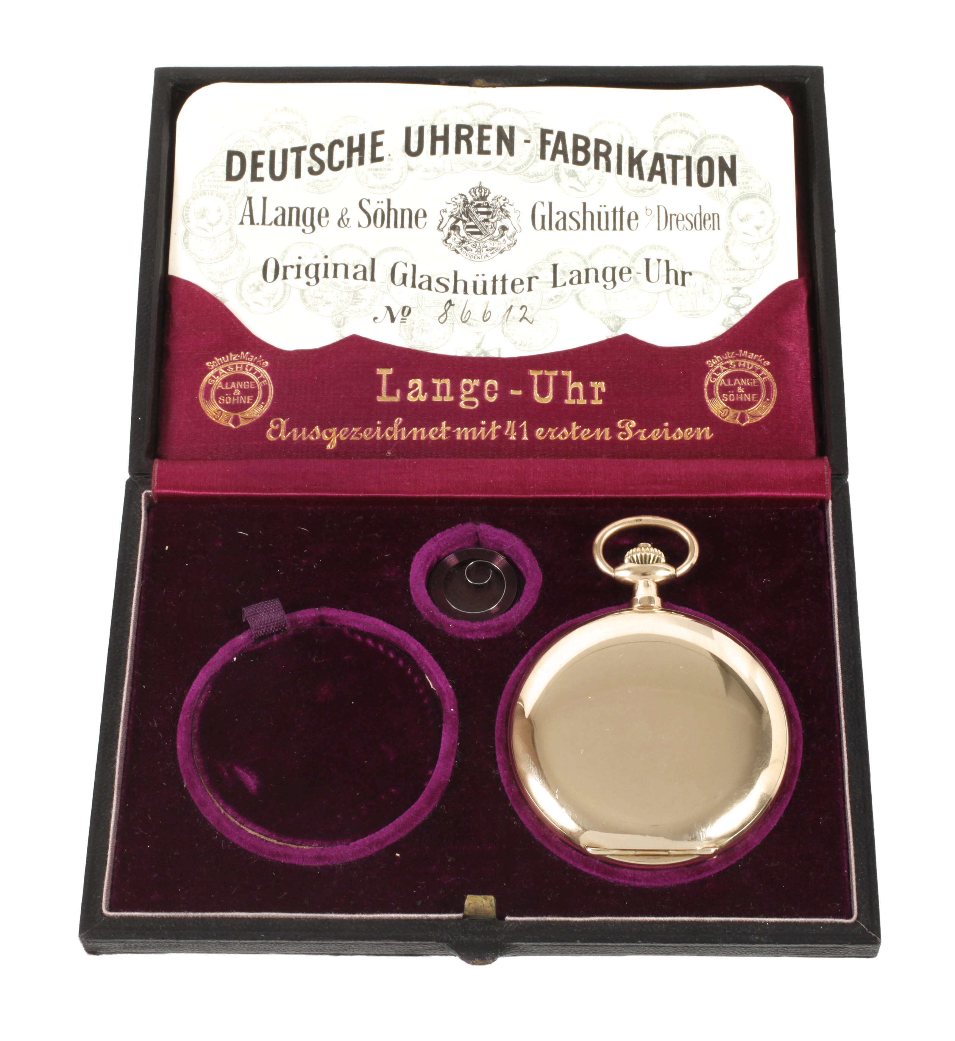 Goldsavonnette A. Lange & Söhne Glashütte