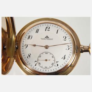 Goldsavonnette Präzisionsuhr "Original Glashütte"