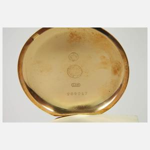 Goldsavonnette Präzisionsuhr "Original Glashütte"