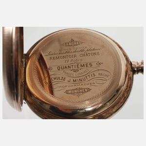 Ankerchronometer mit Vollkalender Schulze München