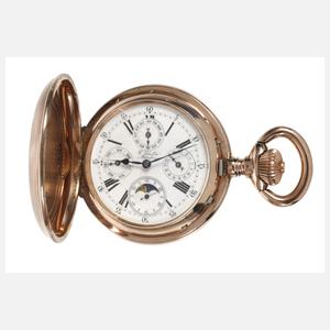 Ankerchronometer mit Vollkalender Schulze München
