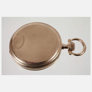 Schwere Taschenuhr IWC mit Münzrand