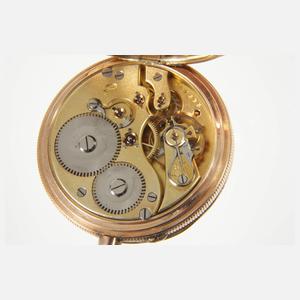 Schwere Taschenuhr IWC mit Münzrand